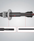 Harley Twin Cam Inner Bearing Installer And Puller Tool Kit For 1999 Up Models, showing components and heavy-duty design.
