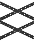 Heavy Duty Black Stainless Steel Flat Straight Mending Plates With Screws Set Of 4 For Bed Frames Bookcases And Furniture