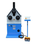 Top Shelf Hydraulic Roller Bender Machine For Metal Pipe Square Tube Fabrication 3 HP Motor control panel and bending rollers