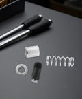 Floor Jack Replacement Parts Kit With Springs Pro Grade For Hydraulic Pump Piston Plunger Repair Made From Iron And Rubber Materials For Vehicle Maintenance In Automotive Garage For Tough Garage Use And Long Lasting Performance. parts laid out on gray surface