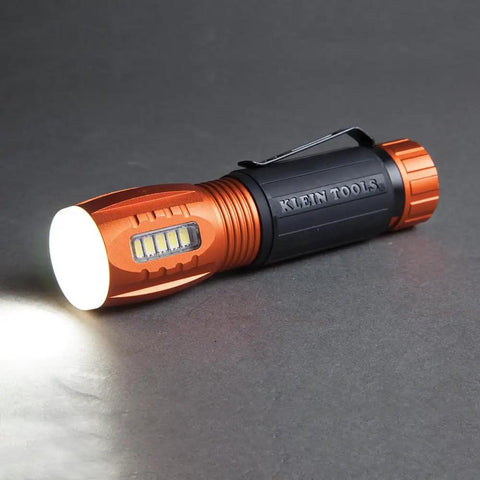 LED Flashlight And Work Light With Magnetic End, Compact, Durable And Waterproof, Hands Free Illumination, 12 Hour Run Time