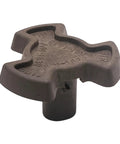 Microwave Turntable Motor Coupler Replacement For GE DVM1850DM And EMO4000J Series Ovens Fits EMO4000JCC01 02 03 04 And DVM1850DM BB WW Models Replacement Part With Easy Install And Durable Construction For Reliable Even Heating dark plastic