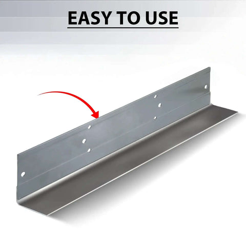 18 Inch Folding Metal Bending Tool For Sheet Metal And HVAC Ductwork, pro grade steel hemming tool with fold depths shown
