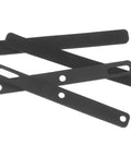 Four Piece Top Tier Keyboard Soundproof Foam Silencer For Space Bar Heavy Duty Acoustic Sponge Pads in black color.