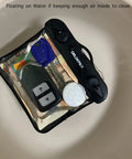IPX8 Submersible Waterproof Wallet And Key Fob Case Pouch with keys and money in water