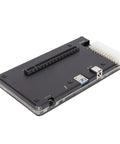 Turn Your Laptop Into A Straight Up Gaming Powerhouse With This USB4 eGPU Dock Universal External Graphics Enclosure PCIe 16x Slot Plug And Play Aluminum Case back view showing ports and PCIe slot.