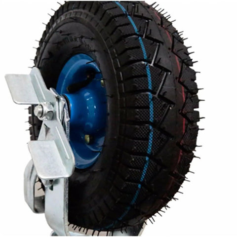 Heavy Duty Six Inch Thickened Inflatable Rubber Tire Tough As Nails Pneumatic Wheel smooth ride on utility cart