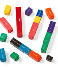 Rainbow Fraction Tower Cubes Set Of 51 Colorful Fraction Cubes For Fraction Equivalency, Montessori Math Blocks displayed.