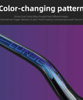 Dope Mountain Bike Handlebar 31.8mm Clamp, Hi Rise 35mm to 55mm Adjustable, 780mm Length, Glow In The Dark Logo, Aviation Aluminum