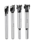 Heavy Duty Forstner Drill Bit Set With Tungsten Carbide Tips For Precision Woodworking four carbide bits 8mm shank size