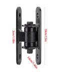 Heavy-duty exterior door hinges with sealed bearing, bolt-on design, and rugged metal construction for outdoor use in high-traffic areas.
