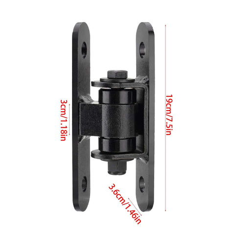 Heavy-duty exterior door hinges with sealed bearing, bolt-on design, and rugged metal construction for outdoor use in high-traffic areas.