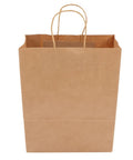 Heavy Duty Kraft Paper Shopping Bags With Handles For Reuse And Easy Carry DIY Friendly For Decorating Large Capacity Groceries And Gifts