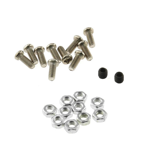 37mm DC motor mount bracket screws and hex nuts