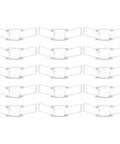 20 Pack Iron Lampshade Spring Clips For Easy Installation And Secure Fixation displayed in grid formation