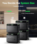 Portable Power Station 3600Wh For Home Use With 3600W Continuous Output And 7200W Peak Expandable To 240V LFP Battery