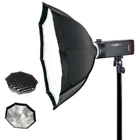 Multi Functional 48cm Umbrella Style Softbox For Quick Setup And Portable Studio Lighting White Diffusion for natural light