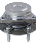 Close-up of Two Piece Rear Wheel Bearing And Hub Assembly For 2016 To 2021 Chevy Malibu, 2017 To 2019 Buick Lacrosse, And 2018 To 2019 Buick Regal Sportback 2WD, Direct Fit Replacement, Easy Install, Durable Performance Ready To Roll