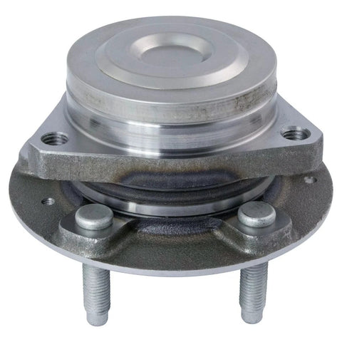Close-up of Two Piece Rear Wheel Bearing And Hub Assembly For 2016 To 2021 Chevy Malibu, 2017 To 2019 Buick Lacrosse, And 2018 To 2019 Buick Regal Sportback 2WD, Direct Fit Replacement, Easy Install, Durable Performance Ready To Roll