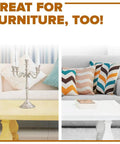 Living room furniture painted with Cabinet Coat Urethane Acrylic Satin Sheen Enamel Cabinet Paint White One Quart For Kitchen And Bathroom Cabinets Shelves Furniture Trim And Crown Molding With Ultra Smooth Finish Pro Grade Heavy Duty Adhesion No Primer Needed