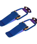 Universal Car Bumper Security Hook Clips Quick Release For Trunk Fasteners Blue 105x33mm Set Of 2 Tough Bumper And Fender Latch Hooks