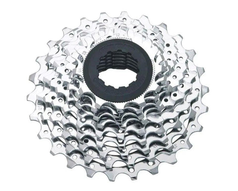 9 Speed 11 to 28 Tooth Cassette for Shimano and SRAM Drivetrains Chrome Silver Finish Lightweight About 250 Grams