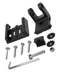 Transducer Bracket Replacement Kit With Mounting Plate And Transom Hardware For XNT 920T 9HW 9Di 14Di shown with screws and tools