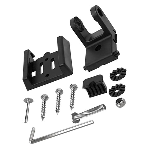 Transducer Bracket Replacement Kit With Mounting Plate And Transom Hardware For XNT 920T 9HW 9Di 14Di shown with screws and tools