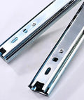 Beefy Metal Sliding Drawer Runners With Two Section Ball Bearing Tracks Full Extension Side Mount Two Way Drawer Slides 15 Kg