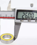 Caliper measuring Ceramic Hybrid Radial Bearing 15X26X7Mm 152672RS Stainless Steel for bicycle hubs