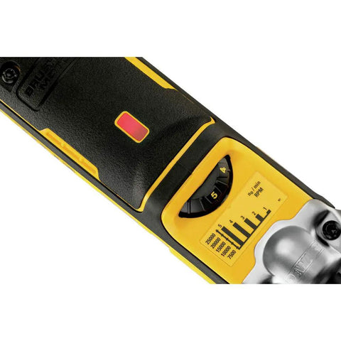 Rock Solid Brushless Die Grinder Offering Variable 7500 To 25000 RPM Range And Snappy Paddle Switch Built Damn Tough For Heavy Angle Grinding And Metal Finishing Tasks On The Job Site