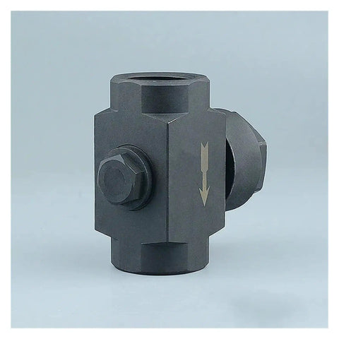 Disc Trap Steam Valve For Industrial Piping And Drain, Thermal Power Trap CS19H/W-16C, black carbon steel, side view
