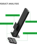 Rock Solid Universal EV Charger Mounting Post With Heavy Duty Freestanding Pole Stand showing inspection port and cable entry.