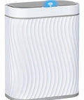 Touchless Motion Sensor Trash Can With Lid Slim 2.6 Gallon Waterproof Garbage Bin for bathrooms, bedrooms, and offices