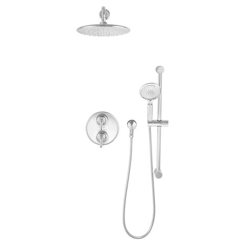 Spectra Plus Rain 11 Inch Shower Head With 2.5 GPM Flow, Polished Chrome Finish, Drenching Rain Spray, Easy Clean Nozzles
