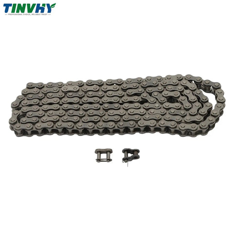 35 Roller Chain Kit With 5 Feet Of Steel Chain Includes 2 Connecting Links And 1 Offset Link Heavy Duty 2100 Lb Tensile Hardened Rollers Shot Peened