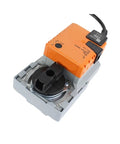 Top Shelf 10 Nm Rotary Actuator For Ventilation Ducts With Sick Valve Adjustment manual override, 24 Volt AC DC motor