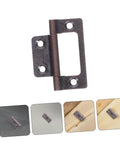 Stainless Steel Cabinet Door Hinges Self Closing Whisper Quiet Silent Technology Flat Flush Design For Kitchen And Wardrobe