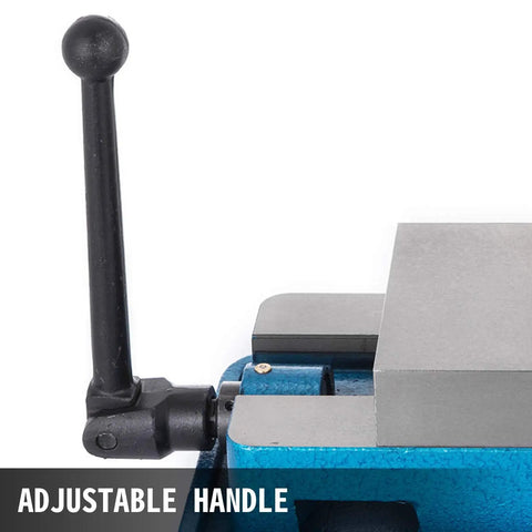 Beefy 3 Inch Milling Vise For Bench Clamp with adjustable handle, High Precision CNC Vise, 360 Degree Swivel Base, Solid Iron Construction
