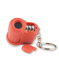 Compact Pocket Microscope Keychain with 20x Magnification and UV Light for Everyday Science On The Go Perfect for Students and Curious Kids A Handy Field Microscope for Insects Seeds Rocks and More, orange plastic keychain