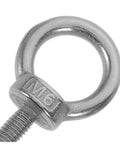 Heavy Duty M6x20 Stainless Steel Eye Bolts Eyebolt With Heavy Threads For Deep Structures And Thick Materials Flexible Concrete Hook Eye With Ring Holes Built To Last Industrial Grade Eyebolt Hardware For Hoisting And Rigging close-up