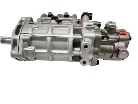 Hardcore Fuel Injection Pump Heavy Duty Diesel Beast compatible with C6.4 C4.4 engine, side view, metal construction, suitable for heavy machinery.
