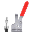 Horizontal Toggle Clamp Stainless Steel 500 Lb Holding Capacity For Welding And Positioning With Arrow Storage Case Pro Grade