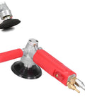 4 Inch Pneumatic Wet Stone Polisher Sander With Water Nozzle And 4300 RPM, showing red handle and air inlet