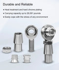 Badass Heavy Duty 3/4 Inch Heim Joint Rod End Kit With Left And Right Hand Threads Built Tough As Nails From Heat Treated Chromoly Steel, showcasing components.