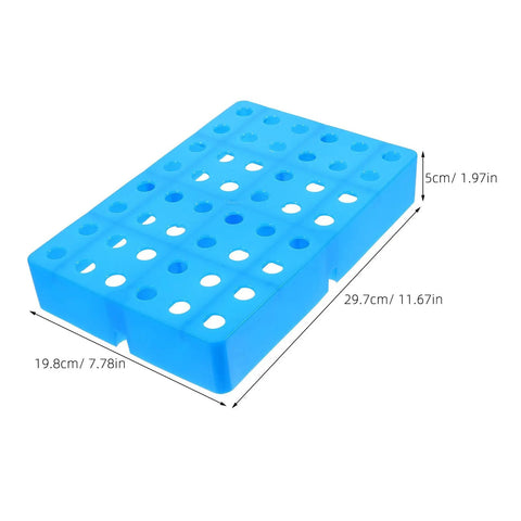 Ventilated Plastic Floor Riser Pallet With Raised Design and Forklift Friendly Structure for Warehouse Use with dimensions