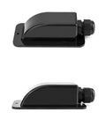 Side view of 4 Pack IP68 Solar Cable Entry Gland, Waterproof ABS 1 Way Cable Housing for RV, Caravan, Marine & Solar Panel Roof.