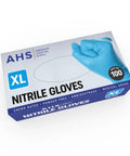 Heavy Duty Chemo Rated Nitrile Exam Gloves In X Large Fit With 1000 Powder Free Count For Medical Grade Security And Chemical Resistance That Powers Through Daily Clinical Or Warehouse Tasks Without Breaking A Sweat - Blue box with gloves.