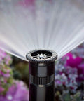 Pro 4-Inch Pop Up Sprinkler Head With Adjustable 0 To 360 Degree Spray Pattern watering garden flowers
