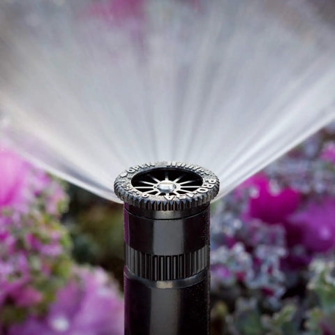 Pro 4-Inch Pop Up Sprinkler Head With Adjustable 0 To 360 Degree Spray Pattern watering garden flowers